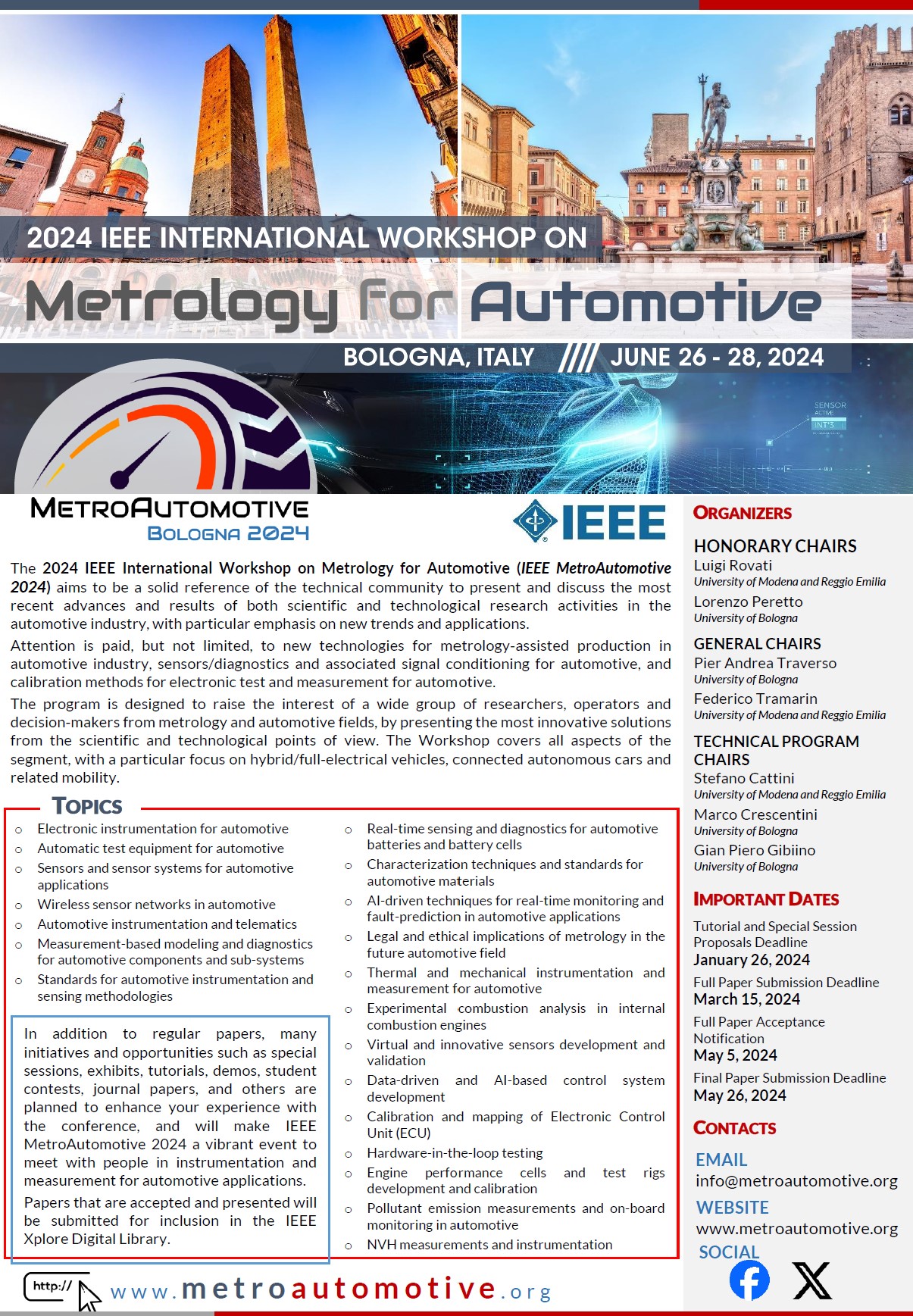 Call for Papers IEEE MetroAutomotive 2024